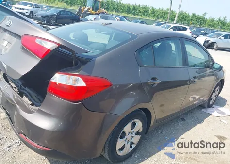 2015 Kia Forte Lx из США, поврежденный, VIN KNAFX4A68F5295454